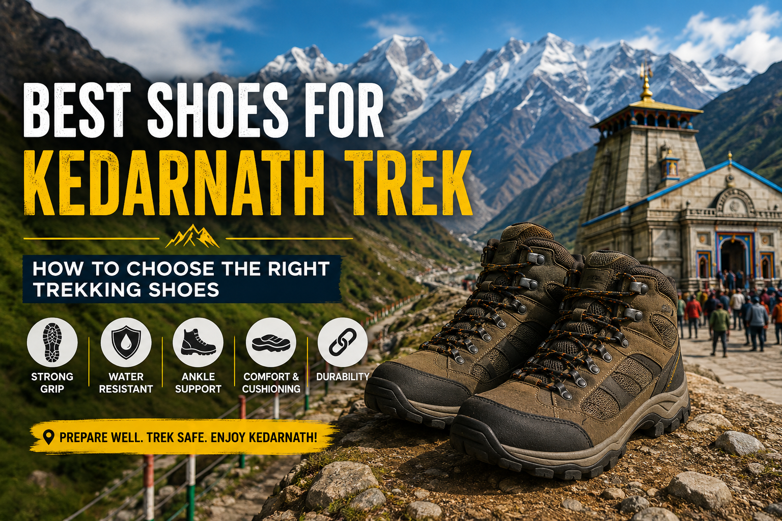 Best Shoes for Kedarnath Trek: How to Choose the Right Trekking Shoes